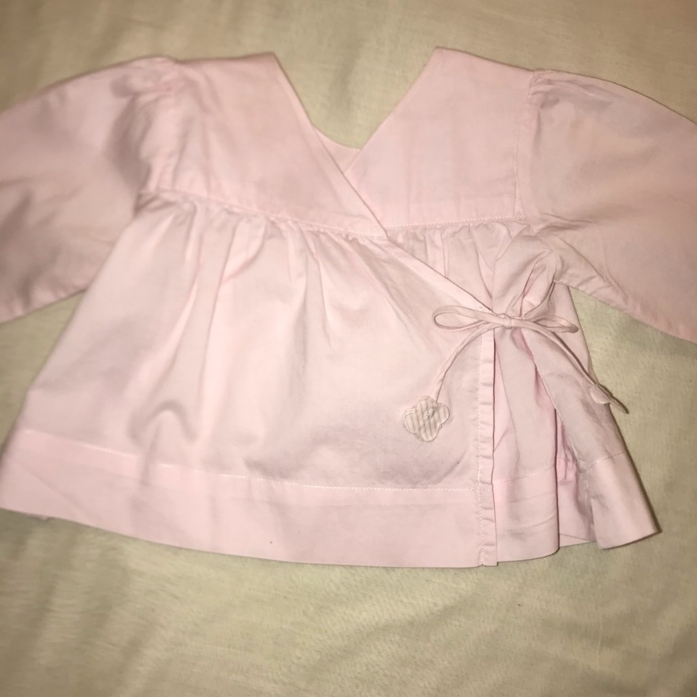 Jacardi Girls Pink Blouse Top 12M